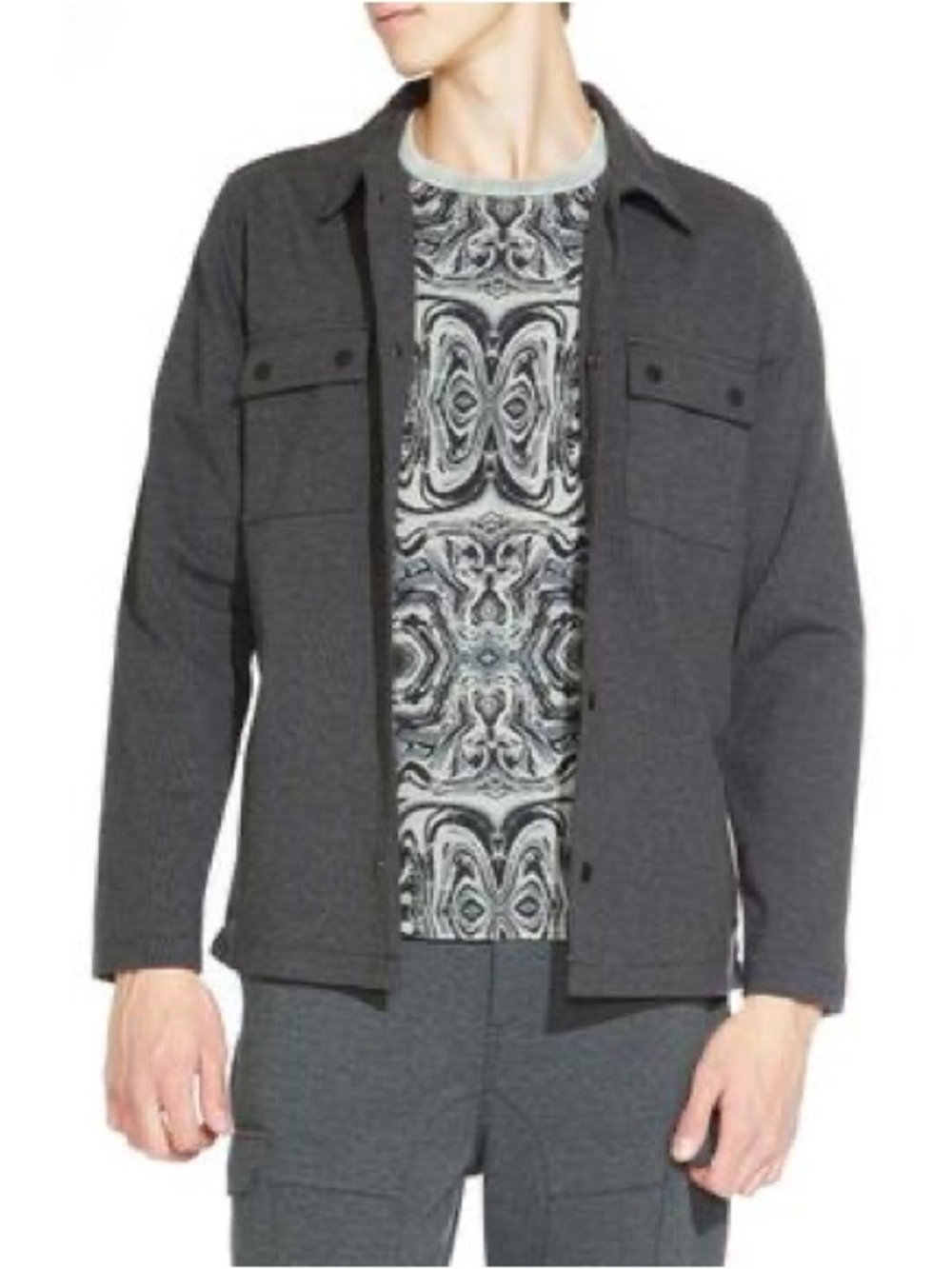Men's Civil Society Snap Front Knit Jacket
